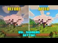 Minecraft Bsl Shaders Best Setting Java Edition