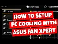 How To Setup PC Fans Fan Xpert 4 In BIOS ASUS Armoury Crate Detailed Guide 2024