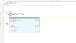 Euler and Python Ep 004 - Largest Palindrome Product