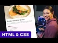 Build a Recipe Page with HTML CSS