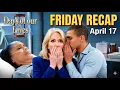 Days of Our Lives Full Recap for 26 DOOL Friday April 17 2026 Full Spoilers