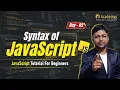 JavaScript Syntax for Beginners Add JS to HTML Step by Step 2026