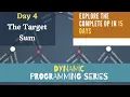 Dynamic Programming Series Day - 4 Target Sum