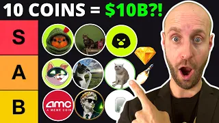 🔥Top 10 MEMECOINS & ALTCOINS To WATCH On This Dip?! (Tier List Rankings)