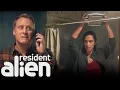 Asta Forces Harry to Save Humanity with a Toaster Resident Alien S2 E2 SYFY