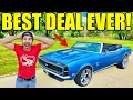 I Bought A FIRE SALE 68 CAMARO Fixed It For 300 Previously Sold At Mecum For 45 000