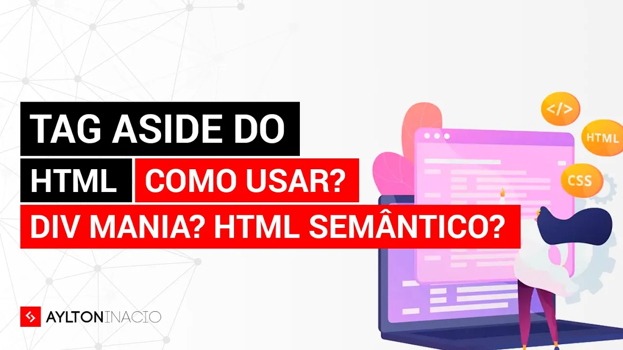 Como usar o aside do HTML?