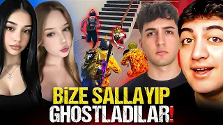 YAYINDA BİZE SALLADI... 2 KIZ TİKTOKER vs 2 YOUTUBER! (GHOSTLANDIK 😱) | PUBG Mobile