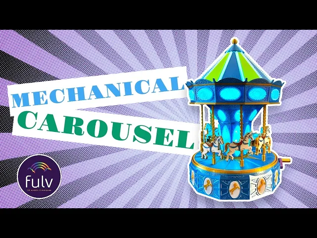 Carousel Lamp with Mechanical Movement video thumbnail