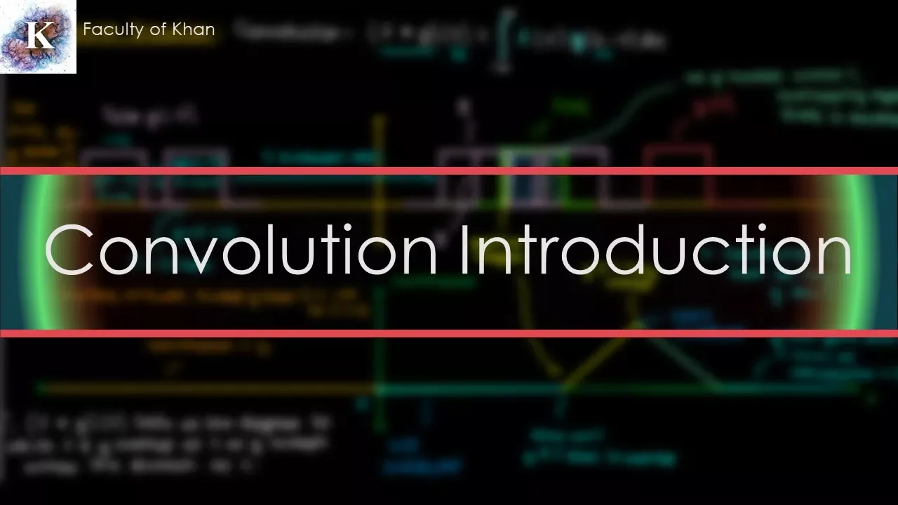 Introducing Convolutions: Intuition + Convolution Theorem