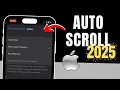 How to Auto Scroll on iPhone 2025