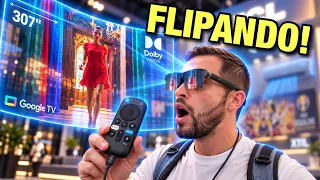 Probé el Google TV de 307” que CABE en mi bolsillo 🤯 | TCL y RayNeo en IFA 2026