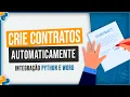 Python and Word Integration - How to Create Contracts Automatically