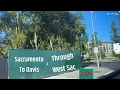 Yolobus 42A Ride from Sacramento to Davis 4K
