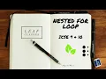 Nested For Loop Lecture 1 ICSE Class 9 10 Anjali Ma am