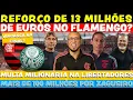 REFORÇO DE 13 MILHÕES DE EUROS NO FLAMENGO? MULTA MILIONÁRIA | MAIS DE 100 MILHÕES POR ZAGUEIRO E+