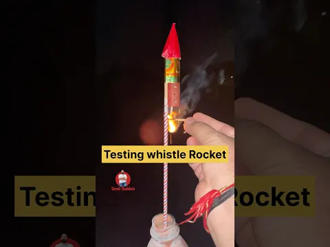 Testing whistle Rocket 2026 Cracker Testing video #hawaii #fireworks #crackers #crackertesting