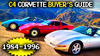 C4 Corvette ULTIMATE Buyer s Guide Values Performance Yearly Changes 1984-1996