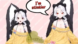 having an anime fart battle with an ai chatbot of myself 