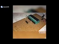 Microcontroller project LED Blinking 1 second delay