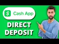 NEW Cash App Direct Deposit Setup 2025 How to Enable Use Direct Deposit Fast