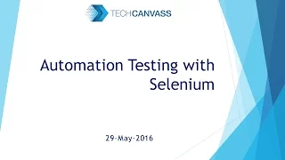 Selenium Tutorial Selenium Training Selenium Basics