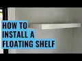 How to install a Floating Shelf Floating Shelves Kmart DIY