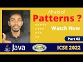Patterns in Java How to print Patterns in Java ICSE COMPUTER Class X 2022 by Prateik Sharma