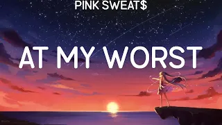 Download Pink Sweat$ ~ At My Worst # lyrics # Lewis Capaldi, Shawn Mendes, Ed Sheeran MP3