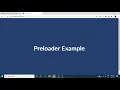 Add Preloader to website with Jquery HTML CSS