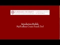 Overview of My Fordham Course Search