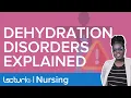 Dehydration Hypotonic Hydration and Edema - Disorders of Water Balance Lecturio Nursing