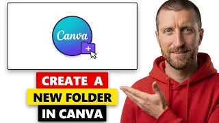 How to create a new folder in Canva