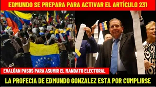 URGENTE! EDMUNDO SE PREPARA PARA ACTIVAR EL ARTÍCULO 231: SE ESPERA UN COMUNICADO AL MUNDO