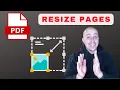 How to Resize Pages in PDF ADVANCED Adobe Acrobat Pro