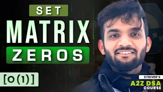 Set Matrix Zeroes O 1 Space Approach Brute - Better