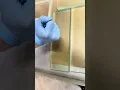 Lightning trapped in acrylic