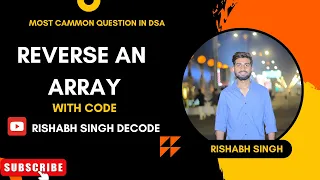 Reverse an Array Using Two Pointer DSA Interview Preparation