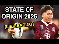 Download Lagu State of Origin 2025 - Lip Reading 🏉