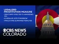 Lack of support ends bill seeking to decriminalize prostitution in Colorado