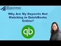 Why my Deposits are not Matching when I Categorize my Income in QuickBooks Online