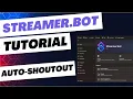 Tutorial zum Streamer Bot v1 0 1 - Auto-Shoutout fur deine ankommenden Raider