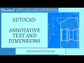 Annotative Text and Dimensions in AutoCAD