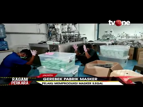 Detik-detik Polisi Gerebek Pabrik Masker Ilegal di Cilincing | tvOne