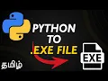 Convert any Python file py into an exe Executable Application file