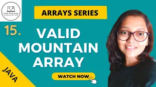 Arrays Series - Valid mountain array