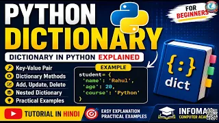 Python Dictionary Tutorial in Hindi Dictionary in Python Explained with Examples