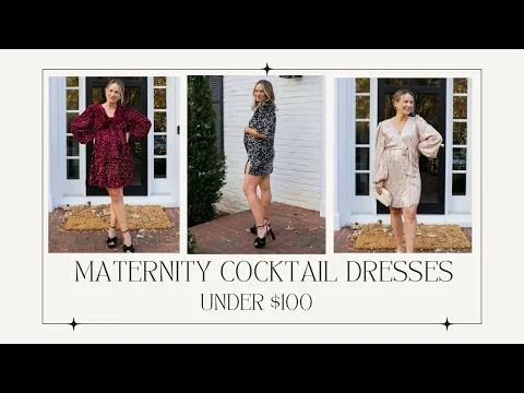 holiday dress bump friendly Our 3 favorite bump-friendly holiday dresses! | Baltic Brn