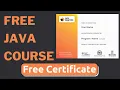Free Java Programming Course with Certificate 3 DAYS LIVE INTERACTIVE COURSE