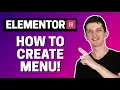 How To Create Menu In Elementor